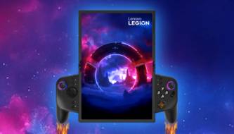 Legion Go Fold Concept - a unique handheld gaming device with a foldable screen.