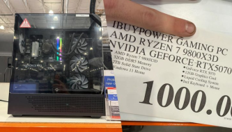 Gamers snagged a Ryzen 7 9800X3D and RTX 5070 PC build for just... $1,000.