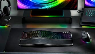 Razer Pro Type Ergo Launched: An Ergomatic Keyboard with AI and Command Dial for Office Workers
