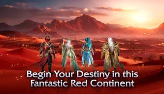 Crimson Realm: Desert Immortal invites players to step into a fantastical open world.