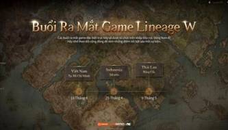 Lineage W is making a big move with 3 consecutive showcases, identifying SEA as a priority market.