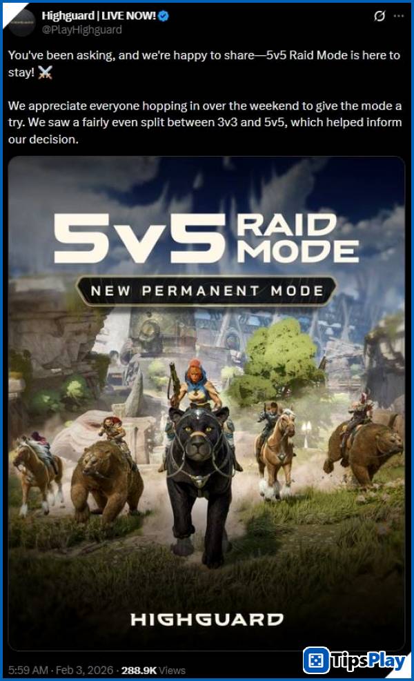 images 2 of A week after its launch, Highguard has finally added the much-requested multiplayer mode.