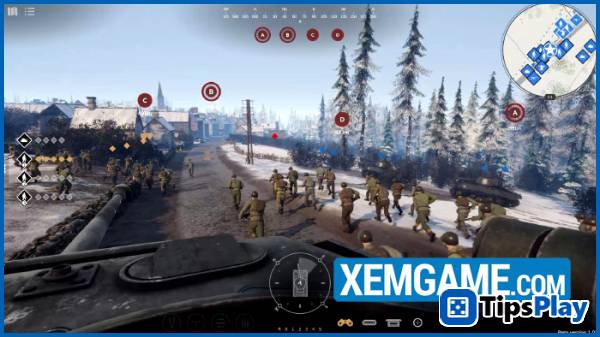 images 1 of A World War II simulation featuring the iconic 'Sherman Commander' tank.