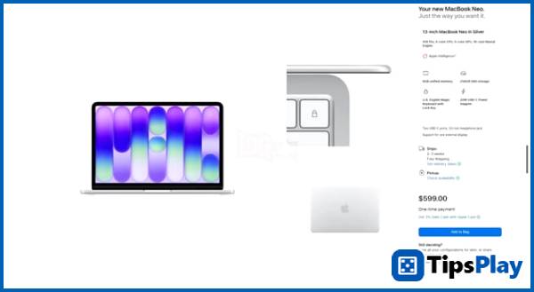 images 2 of Apple MacBook Neo is constantly out of stock and experiencing delivery delays due to a shortage of the A18 Pro chip.