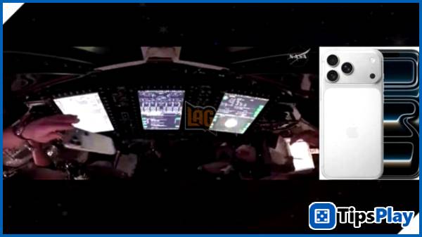 images 2 of Apple unexpectedly gets promoted on the Artemis spacecraft: iPhone 17 Pro floating in space.