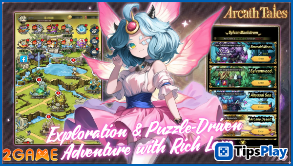 images 1 of Arcath Tales: roguelike RPG - A role-playing game with a strong roguelike puzzle style.