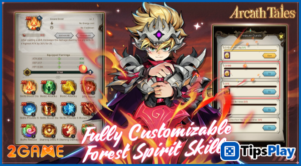 images 2 of Arcath Tales: roguelike RPG - A role-playing game with a strong roguelike puzzle style.