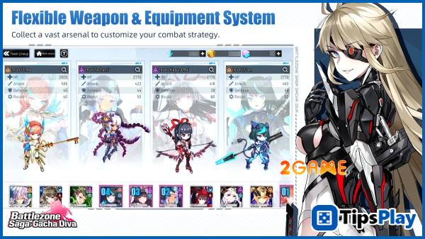 images 2 of Battlezone Saga: Gacha Diva - Join the goddesses in writing a heroic epic of destiny.