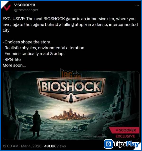images 2 of BioShock 4 Could Deliver a Storyline Change, Depending on the Player's Play.