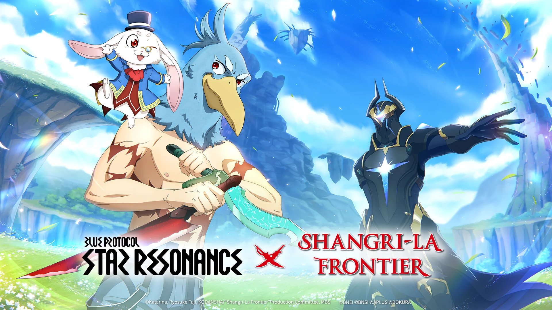 Blue Protocol: Star Resonance kicks off collaboration with Shangri-La Frontier.