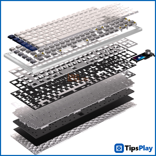 images 2 of Corsair introduces the VANGUARD AIR 99 wireless mechanical keyboard with a low-profile design and 6 SD card slots.