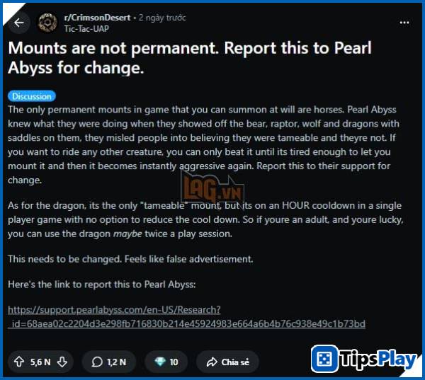 images 3 of Crimson Desert fans are calling on developers to change a feature.
