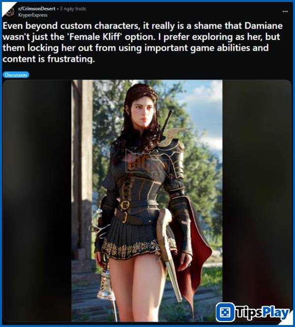 images 2 of Crimson Desert: Fans Regret Limitations on Damiane's Character