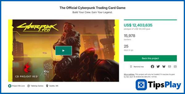 images 2 of Cyberpunk TCG becomes a sensation on Kickstarter, surpassing $12 million.
