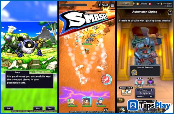 images 2 of Dragon Quest Smash/Grow launches on mobile with roguelite action gameplay.
