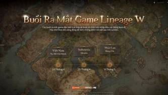 Lineage W favors the SEA market with 3 showcase events specifically organized for 3 countries in the region.