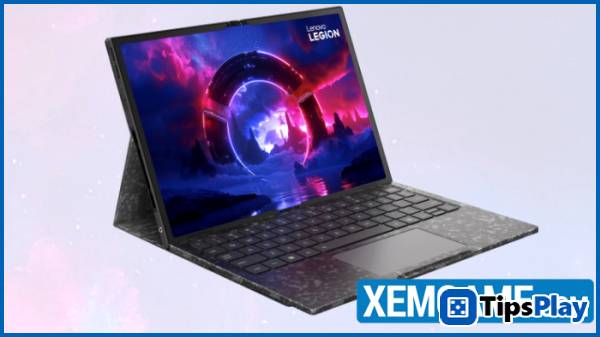 images 1 of Legion Go Fold Concept - a unique handheld gaming device with a foldable screen.