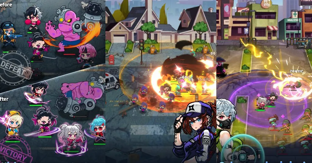 images 2 of Ninja Gangsters offers an idle RPG experience that blends modern cyberpunk with classic ninja elements.