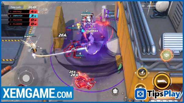 images 1 of Overwatch Rush: The official Overwatch mobile game, but with a top-down perspective.