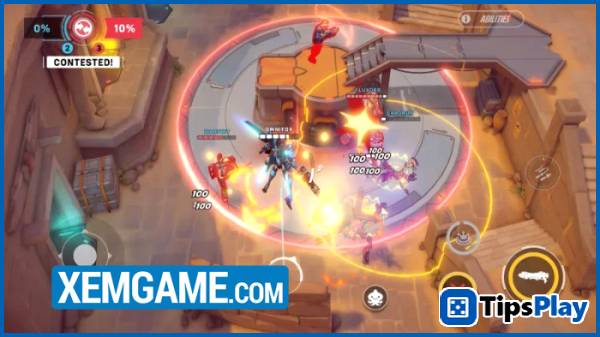 images 3 of Overwatch Rush: The official Overwatch mobile game, but with a top-down perspective.