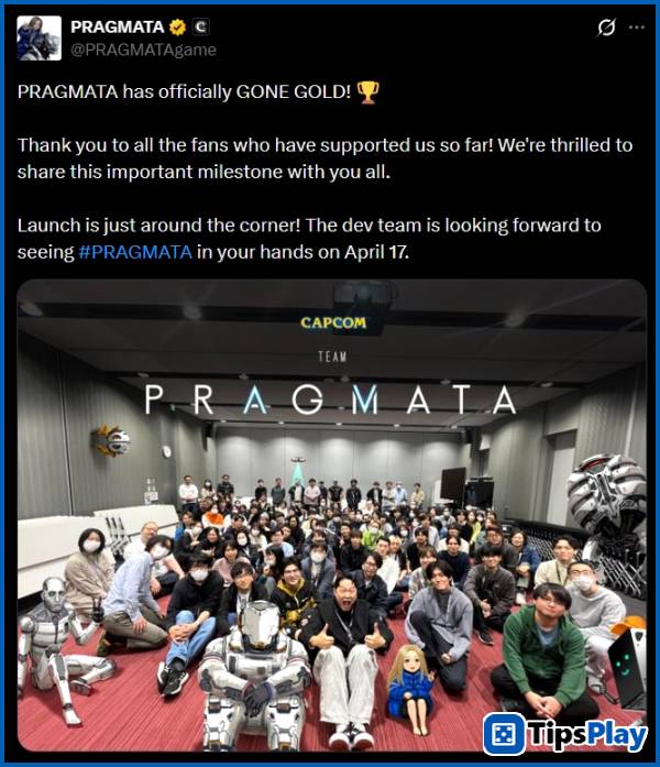 images 2 of Pragmata has officially completed its development process.