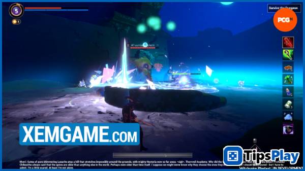 images 1 of Witchspire is a survival game with an art style similar to the Star Guardian skin line from League of Legends.