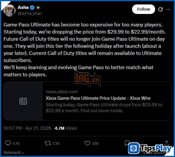 images 2 of Xbox Game Pass Announces Price Reduction, with One Minor Disadvantage